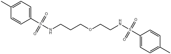 Benzenesulfonamide, 4-methyl-N-[3-[2-[[(4-methylphenyl)sulfonyl]amino]ethoxy]propyl]- Structure