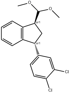 1-(3,4-dichlorophenyl)-3-(dimethoxymethy)-2,3-dihdro Structure