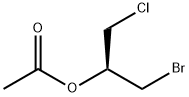2-Propanol, 1-bromo-3-chloro-, 2-acetate, (2S)- Structure