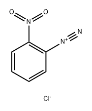 Benzenediazonium, 2-nitro-, chloride (1:1) Structure