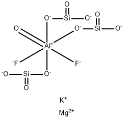 Fluorphlogopite (Mg3K[AlF2O(SiO3)3])  Structure