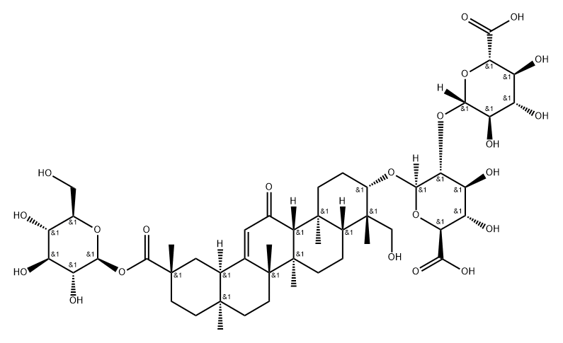 24-Hydroxy-licoricesaponin A3 Structure