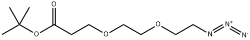 Azido-PEG2-t-butyl ester Structure