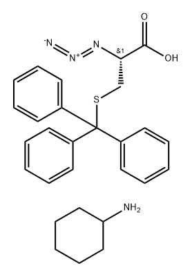 S-Trityl-L-azidocysteine CHA salt Structure