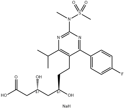 Rosuvastatin Impurity 24(Sodium Salt) Structure
