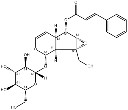 6-O-Cinnamoyl Catalpol Structure