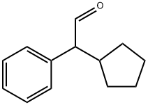 Benzeneacetaldehyde, α-cyclopentyl- Structure
