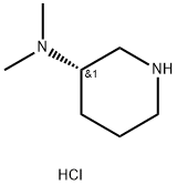 3-Piperidinamine, N,N-dimethyl-, hydrochloride (1:2), (3S)- Structure