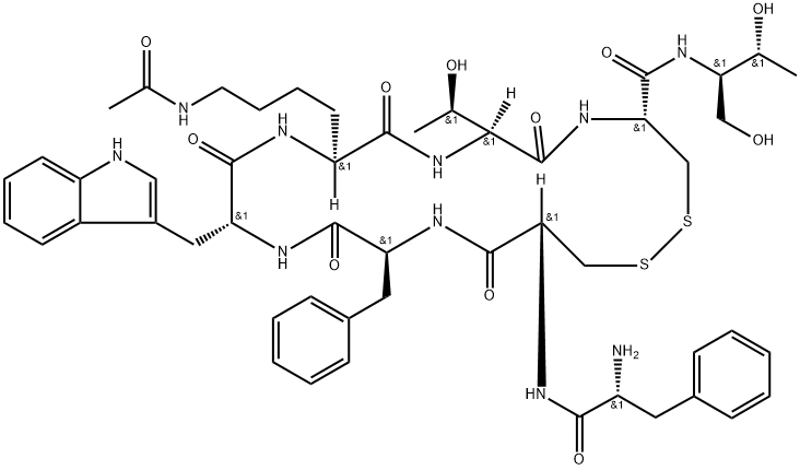 N-Acetyl-Lys-Octreotide Structure