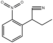 Benzeneacetonitrile, α-ethyl-2-nitro- Structure