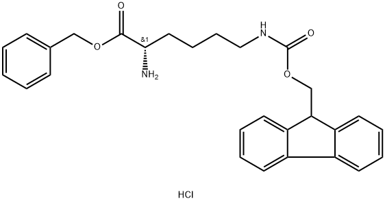 H-Lys(Fmoc)-OBzl·HCl Structure