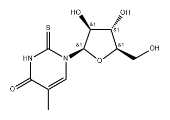 5-Methyl-2-thioxylouridine Structure