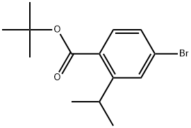 Tert-butyl 4-bromo-2-isopropylbenzoate Structure