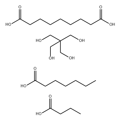 Nonanedioic acid, mixed esters with butyric acid, heptanoic acid and pentaerythritol Structure