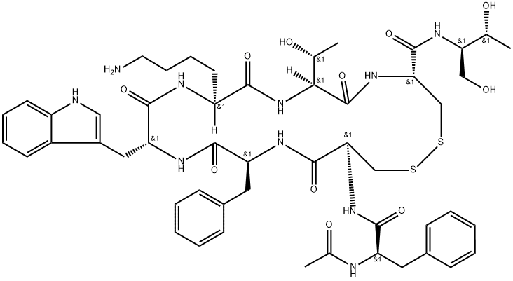 N-Acetyl-Phe-Octreotide Structure