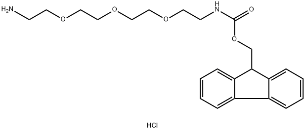 FmocNH-PEG3-CH2CH2NH2 HCl Structure