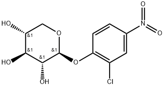 o-Chloro-p-nitrophenyl-β-D-xylopyranoside Structure