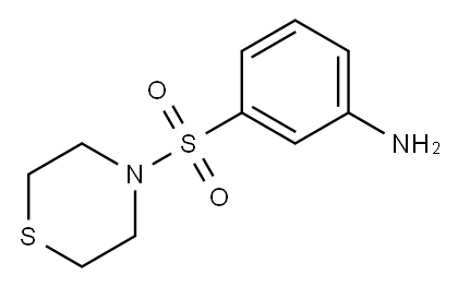 3-(thiomorpholinosulfonyl)aniline Structure
