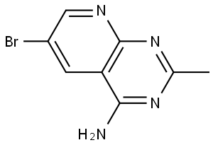 6-bromo-2-methylpyrido[2,3-d]pyrimidin-4-amine Structure