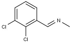 N-(2,3-dichlorobenzylidene)methanamine Structure