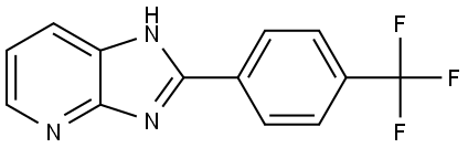 2-(4-(trifluoromethyl)phenyl)-3H-imidazo[4,5-b]pyridine Structure