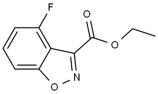 ethyl 4-fluorobenzo[d]isoxazole-3-carboxylate Structure