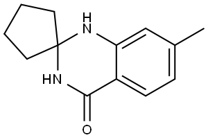7'-methyl-1'H-spiro[cyclopentane-1,2'-quinazolin]-4'(3'H)-one Structure