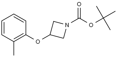 tert-butyl 3-(o-tolyloxy)azetidine-1-carboxylate Structure