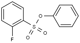 Phenyl 2-fluorobenzenesulfonate Structure