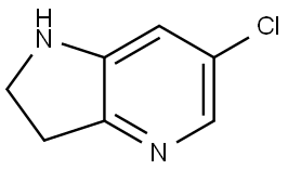 6-chloro-2,3-dihydro-1H-pyrrolo[3,2-b]pyridine Structure