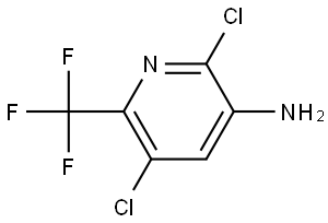 2,5-dichloro-6-(trifluoromethyl)pyridin-3-amine Structure