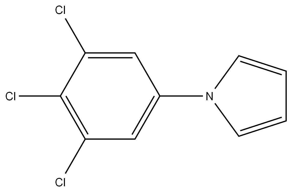 1-(3,4,5-Trichlorophenyl)-1H-pyrrole Structure
