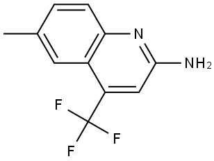 6-methyl-4-(trifluoromethyl)quinolin-2-amine Structure