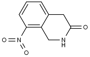 8-nitro-1,4-dihydroisoquinolin-3(2H)-one Structure