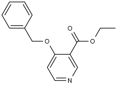 ethyl 4-(benzyloxy)nicotinate Structure