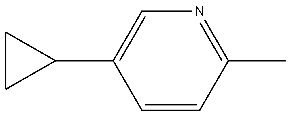 5-Cyclopropyl-2-methylpyridine Structure