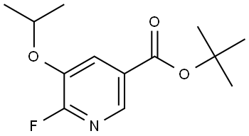 tert-butyl 6-fluoro-5-isopropoxynicotinate Structure