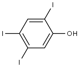 2,4,5-triiodophenol Structure