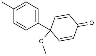 1-methoxy-4'-methyl-[1,1'-biphenyl]-4(1H)-one Structure