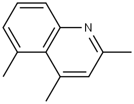 2,4,5-trimethylquinoline Structure