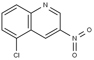 5-chloro-3-nitroquinoline Structure
