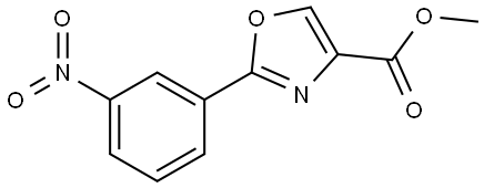 methyl 2-(3-nitrophenyl)oxazole-4-carboxylate Structure