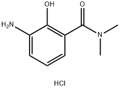 3-AMino-2-hydroxy-N,N-diMethylbenzaMide Hydrochloride Structure
