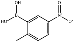 (2-METHYL-5-NITROPHENYL)BORONIC ACID Structure