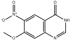 4-HYDROXY-7-METHOXY-6-NITROQUINAZOLINE Structure