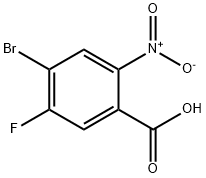 2-nitro-4-Bromo-5-fluorobenzoic acid Structure