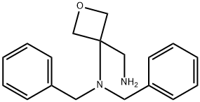 3-Aminomethyl-3-[bis(phenylmethyl)amino]oxetane Structure