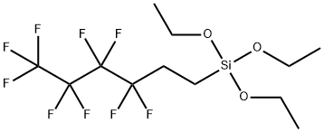 Nonafluorohexyltriethoxysilane Structure
