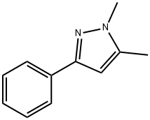 1,5-dimethyl-3-phenylpyrazole Structure