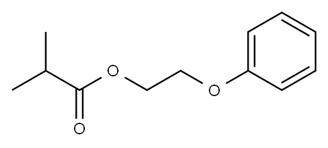 Phenoxyethyl isobutyrate Structure